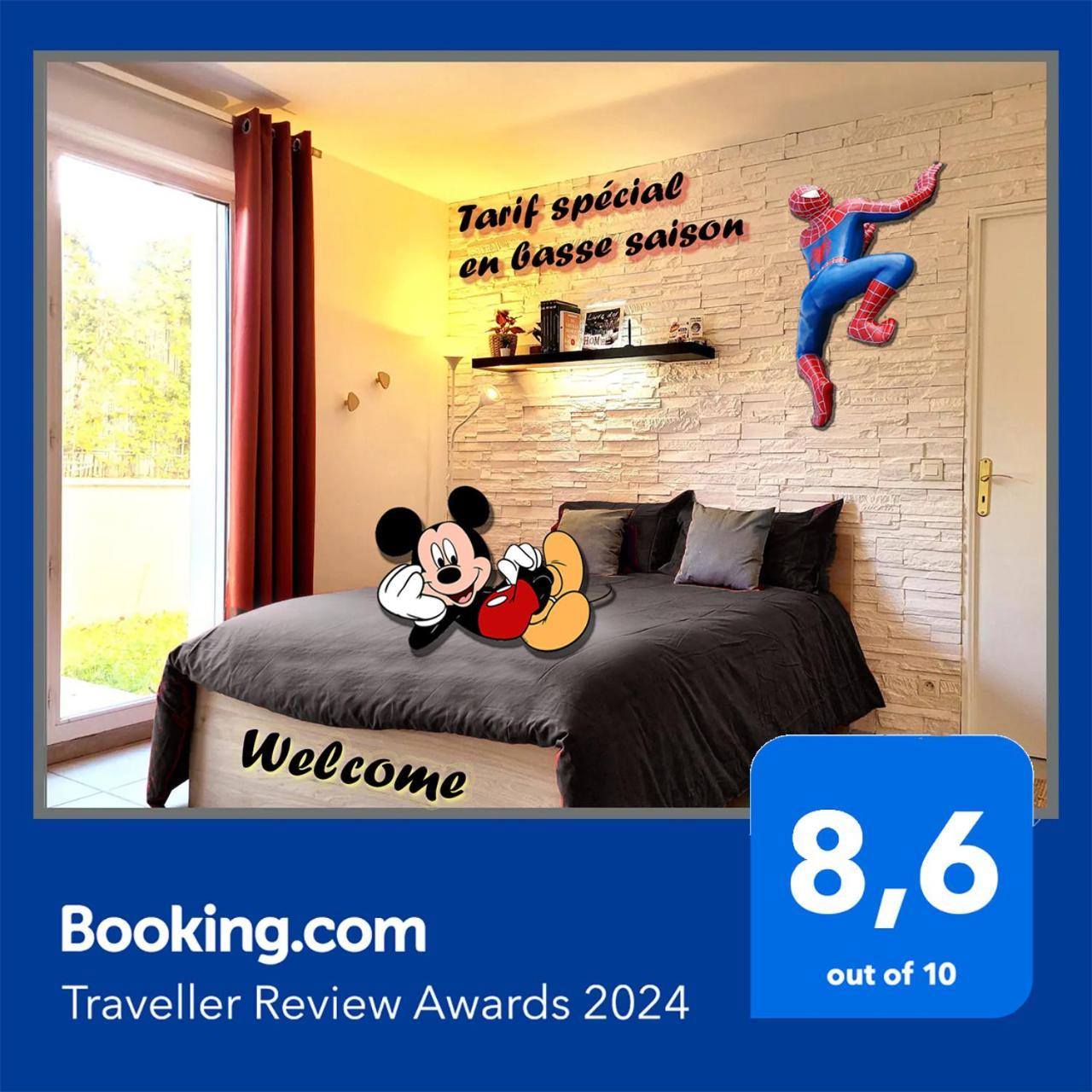 Appartement Avec Salle De Jeux Privee,10Min De Disney Transport En Commun 6 Couchages Шантлу-ан-Брі Екстер'єр фото
